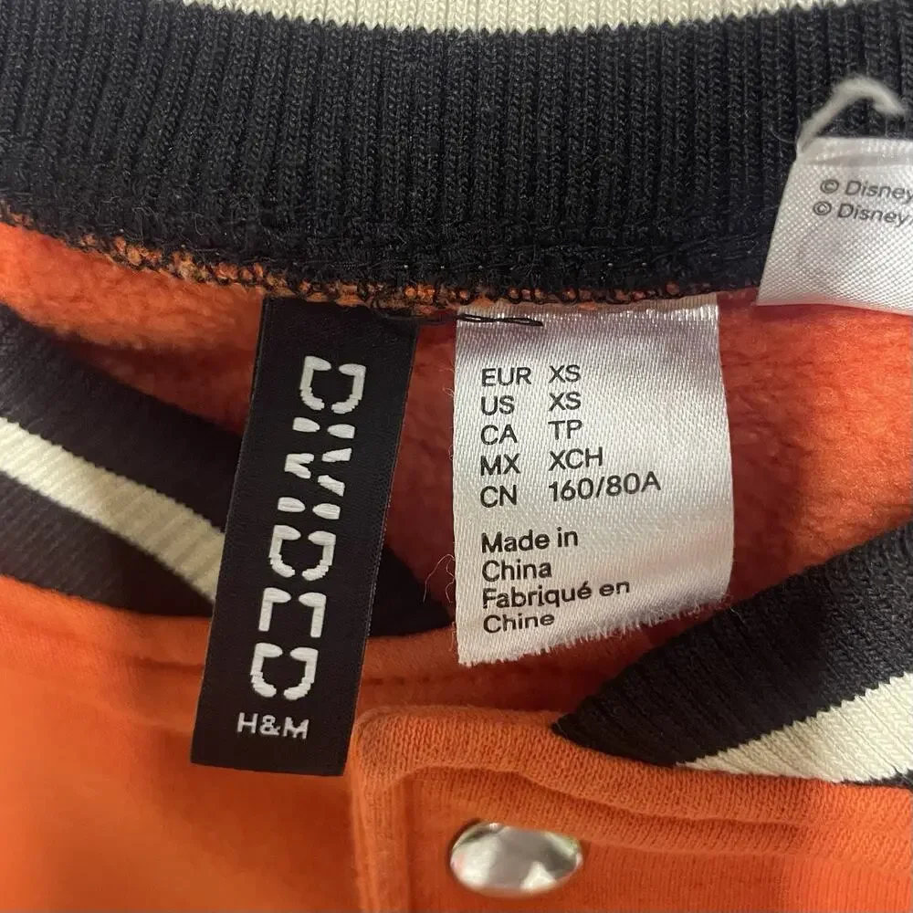 Disney Bambi Mens Varsity Jacket Size XS snap button - Disney by Divided - Picture 6 of 11